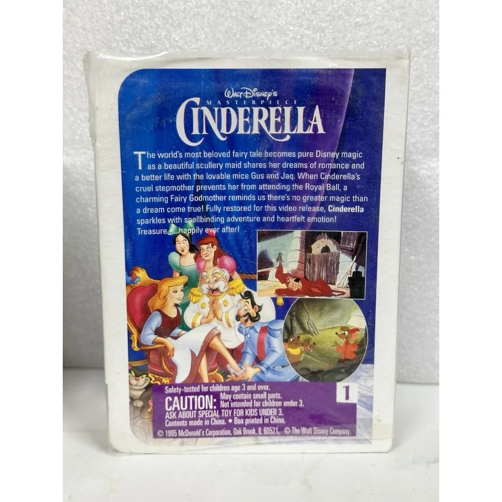 VTG Pocahontas Alice In Wonder Land‎ Disney Masterpiece Collection McDonalds